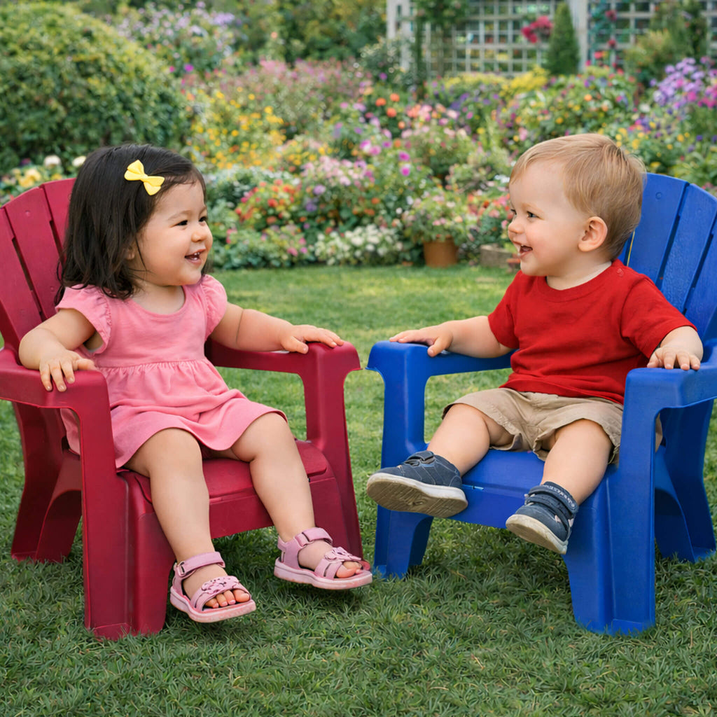 Garden Chair - Blue 4 Pack